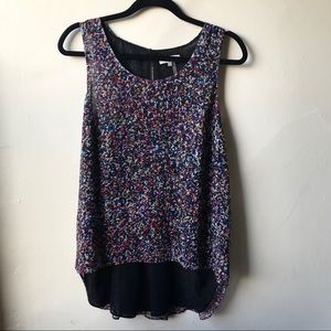 NWT  1 STATE Multicolored Sleeveless Blous…